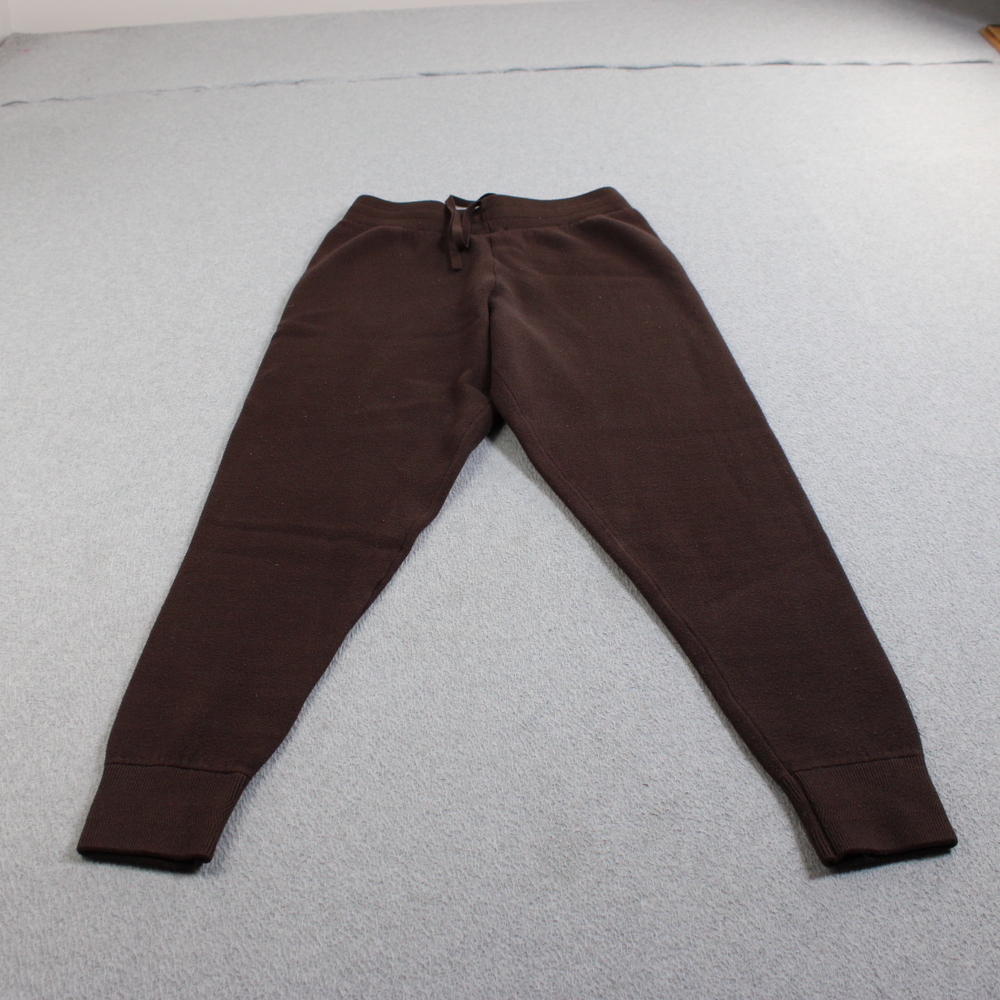 Varley Pants Women Small Brown Kent Lounge Jogger Cropped Ankle Elastic Waist